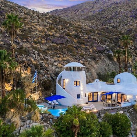 Santorini House Panoramic Palm Springs Views Villa Exterior photo